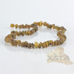 Natural raw amber necklace